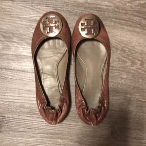 Tory Burch flats, barely worn.